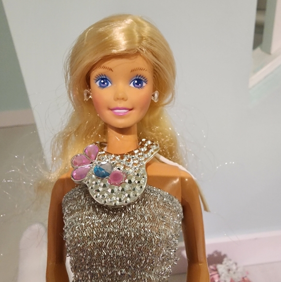 Barbie Jewel Secrets, 1985 y., Barbie Doll, Barbie Bag, 80s, Old Barbie, Mattel - Picture 2 of 12